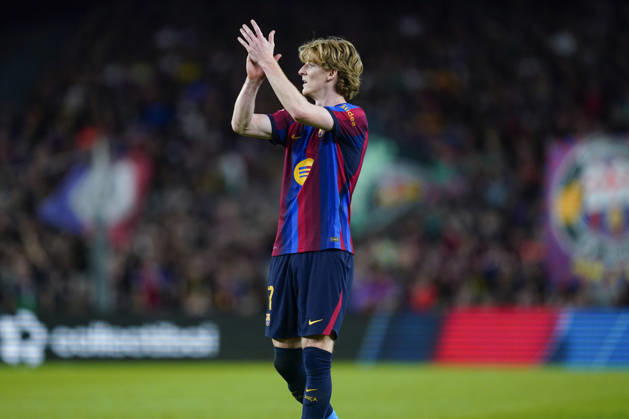 ESP: FC Barcelona, Barca - Getafe CF. La Liga EA Sports. Matchday 8. Anthony Gordon of FC Barcelona during the La Liga EA Sports match between FC Barcelona and Getafe CF played at Spotify Camp Nou Stadium on 10 Oct 2026 in Barcelona, Spain. kpng Copyright: xSergioxRuizx xPRESSINPHOTOx PS_2627_BAR_GET_049