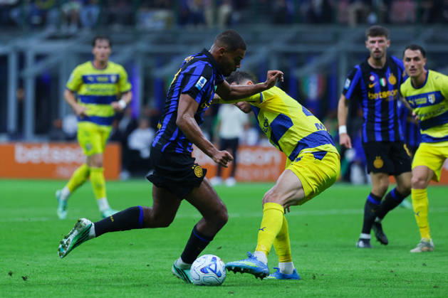 SOCCER - Serie A - Inter - FC Internazionale vs. Parma Calcio Photo by IPA ABACAPRESS.COM89512905 - Andy Diouf of FC Internazionale in action during a Serie A Enilive 2026 27 soccer match between FC Internazionale and Parma Calcio 1913. Milan Italy Copyright: xIPAxSport ABACAx
