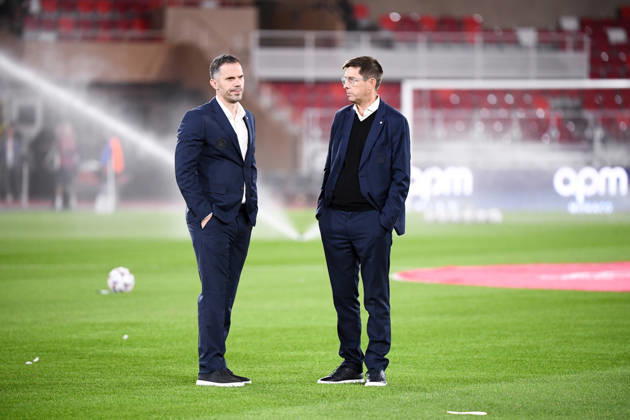 AS Monaco v Toulouse FC - Ligue 1 McDonald s 2026 2027 Olivier CLOAREC President of Toulouse FC and Viktor BEZHANI sports director of Toulouse during Ligue 1 McDonald s match between Monaco and Toulouse at Stade Louis II on October 10, 2026 in Monaco, Monaco. Monaco Monaco Copyright: xIconxSportx 776573324
