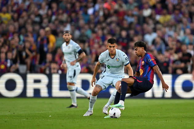 FC Barcelona, Barca v GETAFE CF SPOTIFY CAMP NOU. BARCELONA October 10,2026 FC BARCELONA vs GETAFE CF OCTOBER 10 ,2026 Lamine Yamal (10) of FC Barcelona during the match between FC Barcelona and Getafe CF corresponding to the eighth day of La Liga EA Sports at at Spotify Camp Nou in Barcelona, Spain. Barcelona ESP Copyright: xS.xRosx
