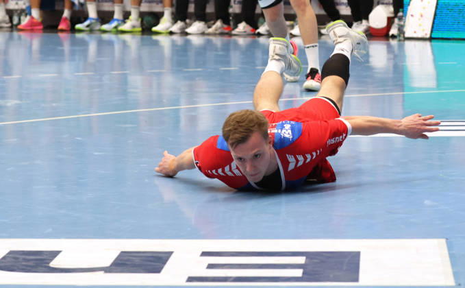 10.10.2026, Deutschland, Göppingen, Handball Opel HBL Bundesliga, FRISCH AUF! Göppingen vs. SG BBM Bietigheim, Till Hermann (BBM)