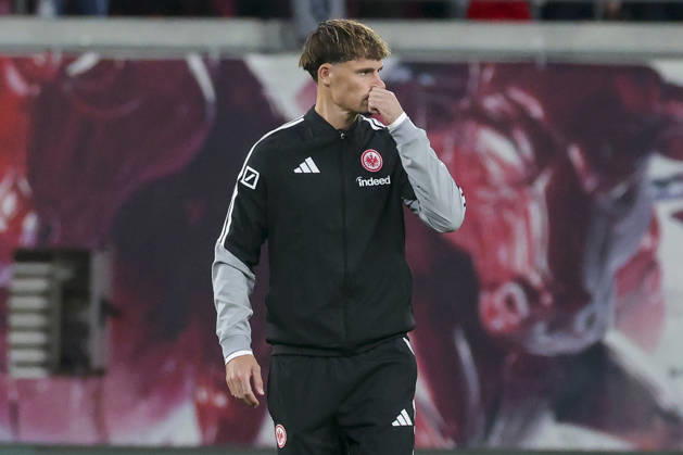 Robin Koch (Eintracht Frankfurt) schaut enttaeuscht waehrend des spiels der 1. Bundesliga zwischen RB Leipzig und Eintracht Frankfurt, Red Bull Arena am 10. October 2026 in Leipzig, Deutschland. (Foto von Marco Steinbrenner DeFodi Images) +++ Robin Koch (Eintracht Frankfurt) looks dejected during the Bundesliga match between RB Leipzig and Eintracht Frankfurt at Red Bull Arena on October 10, 2026 in Leipzig, Germany. (Photo by Marco Steinbrenner DeFodi Images) DFB DFL REGULATIONS PROHIBIT ANY USE OF PHOTOGRAPHS AS IMAGE SEQUENCES AND OR QUASI-VIDEO. (Photo by Marco Steinbrenner DeFodi Images) -