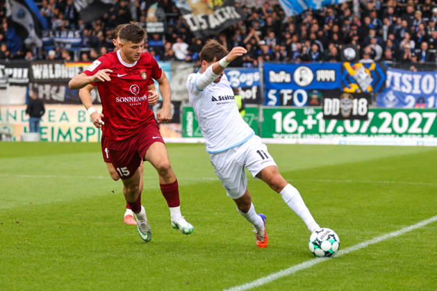 Antonis Aidonis (SG Sonnenhof Großaspach, 15), Masca (SV Waldhof Mannheim, 11) Fussball: 3. Liga, 8. Spieltag, SG Sonnenhof Großaspach vs. SV Waldhof Mannheim am 10.10.2026 in Aspach-Großaspach (WIRmachenDRUCK Arena), Deutschland Aspach-Großaspach WIRmachenDRUCK Arena Deutschland Copyright: xFranzxReindelx