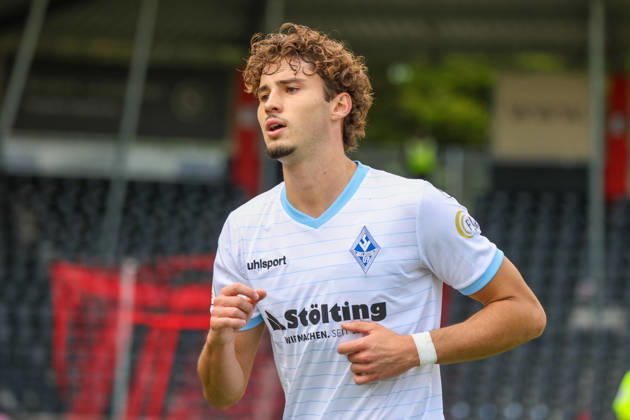 Lovis Bierschenk (SV Waldhof Mannheim, 7) Fussball: 3. Liga, 8. Spieltag, SG Sonnenhof Großaspach vs. SV Waldhof Mannheim am 10.10.2026 in Aspach-Großaspach (WIRmachenDRUCK Arena), Deutschland Aspach-Großaspach WIRmachenDRUCK Arena Deutschland Copyright: xFranzxReindelx
