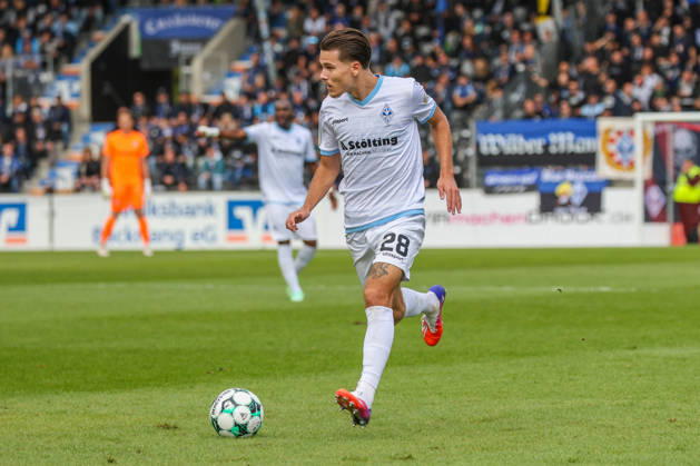 Diego Michel (SV Waldhof Mannheim, 28) Fussball: 3. Liga, 8. Spieltag, SG Sonnenhof Großaspach vs. SV Waldhof Mannheim am 10.10.2026 in Aspach-Großaspach (WIRmachenDRUCK Arena), Deutschland Aspach-Großaspach WIRmachenDRUCK Arena Deutschland Copyright: xFranzxReindelx