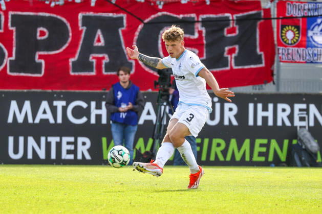 Moritz Malik Polte (SV Waldhof Mannheim, 3) Fussball: 3. Liga, 8. Spieltag, SG Sonnenhof Großaspach vs. SV Waldhof Mannheim am 10.10.2026 in Aspach-Großaspach (WIRmachenDRUCK Arena), Deutschland Aspach-Großaspach WIRmachenDRUCK Arena Deutschland Copyright: xFranzxReindelx
