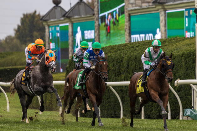 HORSE RACING 2026: QEII GI Day Keeneland OCT 10 October 10, 2026, USA: Merlin Monroan (6) ridden by Tyler Gaffalione wins an allowance race on QE II Day at Keeneland Race Course in Lexington, Kentucly on October 10, 2026. Casey Laughter Eclipse Sportswire CSM(Credit Image: Â Casey Laughter Cal Media) USA EDITORIAL USE ONLY Copyright: xx ZUMA-20261010_faf_cs17_005.jpg CaseyxLaughterx csmphotothree532574