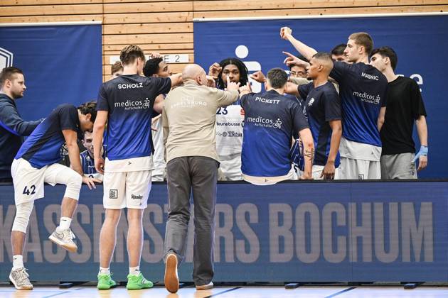 Basketball - 2. Bundesliga ProA VfL Sparkassen Stars Bochum - BG Göttingen ** NUR FÜR REDAKTIONELLE ZWECKE ** EDITORIAL USE ONLY **<p>VfL Sparkassen Stars Bochum (in Blau-Weiß) spielt am Samstag,10. Oktober 2026 gegen BG Göttingen (in Violett) in der Basketball - 2. Bundesliga ProA in der Rundsporthalle in Bochum. Deutschland NRW Bochum Copyright: VladimirxWegener