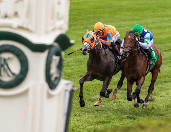 HORSE RACING 2026: QEII GI Day Keeneland OCT 10 October 10, 2026, Lexington, Ky, USA: Merlin Monroan (6) ridden by Tyler Gaffalione wins an allowance on QEII GI Day on October 10, 2026. Candice Chavez Eclipse Sportswire CSM(Credit Image: Â {Serial Cal Media) Lexington Ky USA EDITORIAL USE ONLY Copyright: xx ZUMA-20261010_faf_cs17_009.jpg {Serialx csmphotothree532578
