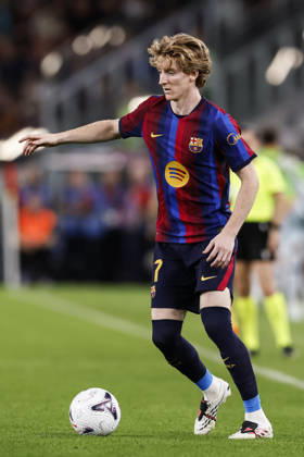 October 10, 2026, Barcelona, Barcelona, Spain: Anthony Gordon of FC Barcelona, Barca in action during the Spanish league, LaLiga EA Sports, football match played between FC Barcelona and Getafe CF at Spotify Camp Nou stadium on October 10, 2026 in Barcelona, Spain. Barcelona Spain - ZUMAa181 20261010_zaa_a181_111 Copyright: xJavierxBorregox