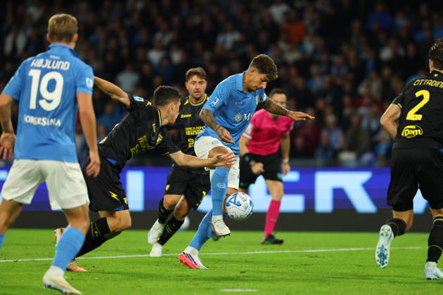 Napoli™s Giovanni Di Lorenzo during the Serie A soccer match between Napoli and Frosinone at the Diego Armando Maradona Stadium in Naples, southern italy - Sunday , October 10, 2026. - Soccer .  Copyright: xAlessandroxGarofalo LaPressex