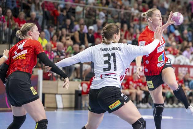 Alsco Handball Bundesliga Frauen, Saison 2026 2027 SV Union Halle-Neustadt vs.BSV Sachsen Zwickau Halle, Deutschland 09.September 2026: Im Bild: Halle Saale SWH Arena Sachsen-Anhalt Deutschland