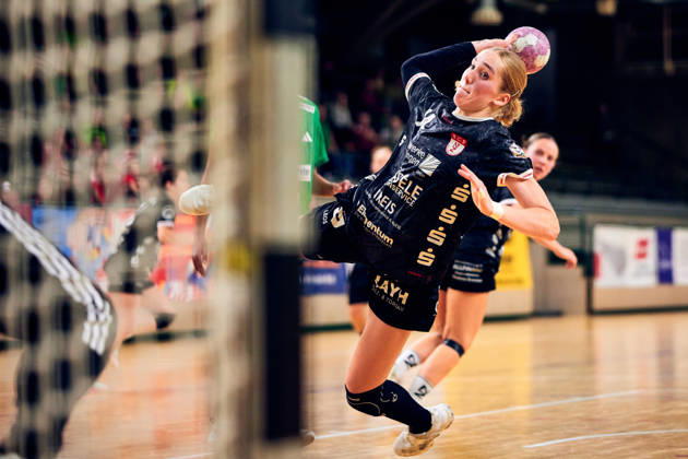 Nora Erhardt (SG Nuertingen-Zizishausen, 14), GER, 2. Handball - Bundesliga Frauen, Fuechse Berlin vs. SG Nuertingen-Zizishausen, Saison 2026 27, 5. Spieltag, 10.10.2026 GER, 2. Handball - Bundesliga Frauen, Fuechse Berlin vs. SG Nuertingen-Zizishausen, Saison 2026 27, 5. Spieltag, 10.10.2026 Berlin