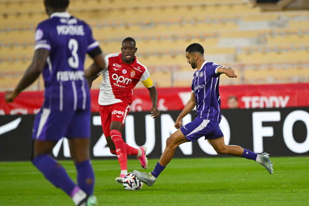 FOOTBALL : AS Monaco VS Toulouse FC - Ligue 1 McDonald s - 10 10 2026 Cristian Casseres Jr. (TFC) - Ligue 1 McDonald s match between AS Monaoc and Toulouse Football Club on October 10, 2026 at the Louis II Stadium in Monaco. MonacoMonaco  Copyright: xWilliamxCannarellax
