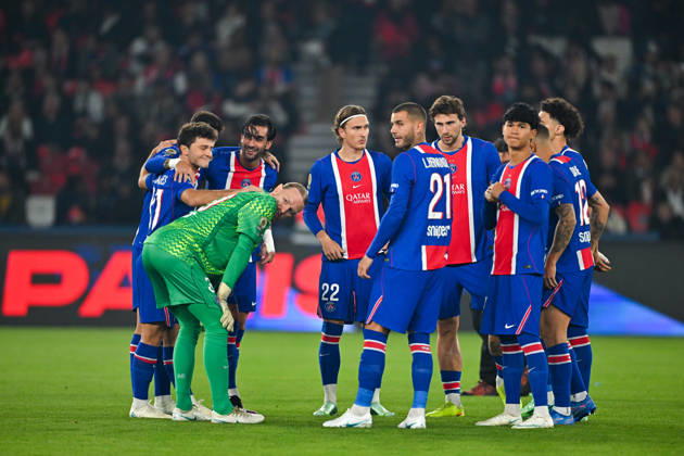 Paris Saint-Germain v Le Mans FC - Ligue 1 McDonald s 2026 2027 Team of Paris during Ligue 1 McDonald s match between Paris and Le Mans at Parc des Princes on October 10, 2026 in Paris, France. Paris France Copyright: xBaptistexFernandezx 776573319