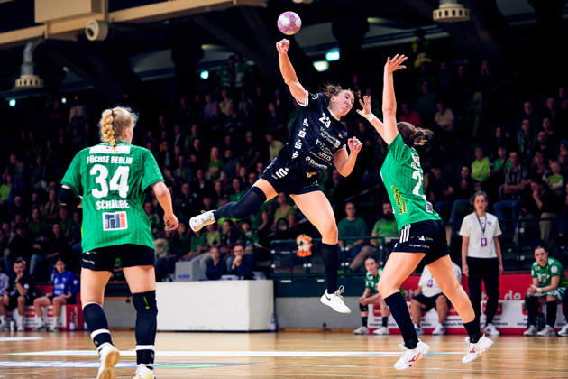 Leonie Dreizler (SG Nuertingen-Zizishausen, 23), GER, 2. Handball - Bundesliga Frauen, Fuechse Berlin vs. SG Nuertingen-Zizishausen, Saison 2026 27, 5. Spieltag, 10.10.2026 GER, 2. Handball - Bundesliga Frauen, Fuechse Berlin vs. SG Nuertingen-Zizishausen, Saison 2026 27, 5. Spieltag, 10.10.2026 Berlin