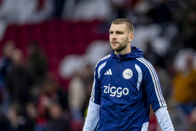 AMSTERDAM - AFC Ajax Amsterdam goalkeeper Maarten Paes during the Vriendenloterij Eredivisie match between Ajax and N.E.C. in Johan Cruijff ArenA on 10 October 2026 in Amsterdam, Nederland. (Photo by DeFodi Images) -