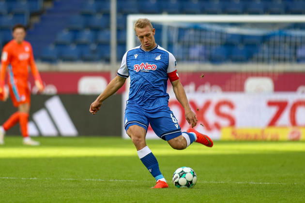10.10.2026, GER, Fussball, Herren, 3. Liga, Saison 2026 2027, MSV Duisburg - TSG Hoffenheim II Valentin Lässig (TSG II) in Aktion am Ball, Einzelaktion Copyright: xSvenxHanischx