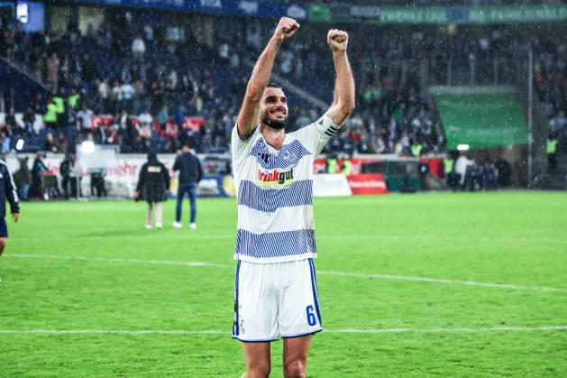 Fussball, 3.Liga Saison 2026 2027 8.Spieltag MSV Duisburg - TSG 1899 Hoffenheim II 10.10.2026, schauinsland-reisen-arena Rasim Bulic (MSV Duisburg, 6) Duisburg schauinsland-reisen-arena Nordrhein-Westfalen Deutschland