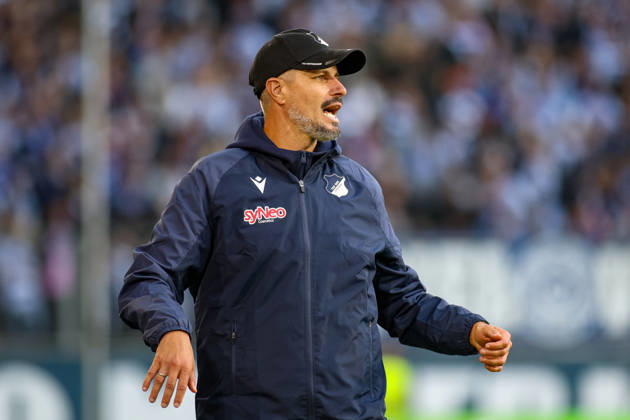 10.10.2026, GER, Fussball, Herren, 3. Liga, Saison 2026 2027, MSV Duisburg - TSG Hoffenheim II Stefan Kleineheismann (TSG II) gestikuliert, Gestik Copyright: xSvenxHanischx