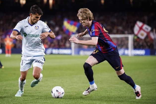October 10, 2026, Barcelona, Barcelona, Spain: Anthony Gordon of FC Barcelona, Barca in action during the Spanish league, LaLiga EA Sports, football match played between FC Barcelona and Getafe CF at Spotify Camp Nou stadium on October 10, 2026 in Barcelona, Spain. Barcelona Spain - ZUMAa181 20261010_zaa_a181_122 Copyright: xJavierxBorregox