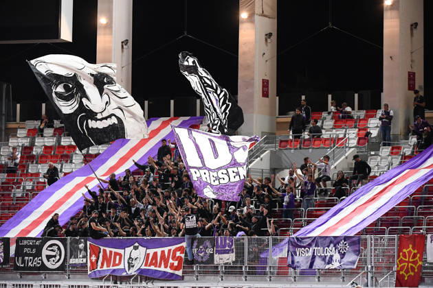 AS Monaco v Toulouse FC - Ligue 1 McDonald s 2026 2027 Fans of Toulouse during Ligue 1 McDonald s match between Monaco and Toulouse at Stade Louis II on October 10, 2026 in Monaco, Monaco. Monaco Monaco  Copyright: xIconxSportx 776573324