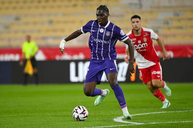 FOOTBALL : AS Monaco VS Toulouse FC - Ligue 1 McDonald s - 10 10 2026 Alexis Vossah (TFC) - Ligue 1 McDonald s match between AS Monaoc and Toulouse Football Club on October 10, 2026 at the Louis II Stadium in Monaco. MonacoMonaco  Copyright: xWilliamxCannarellax