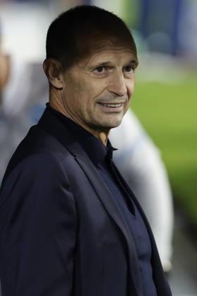Serie a football match SSC Napoli vs Frosinone Napoli™s Italian coach Massimiliano Allegri during the Serie A football match between SSC Napoli vs Frosinone at the Diego Armando Maradona Stadium in Naples, southern Italy, on October 10, 2026. _BPH6922 Copyright: xAntonioxBalascox