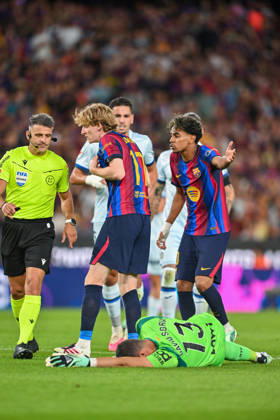 FC Barcelona, Barca v GETAFE CF SPOTIFY CAMP NOU. BARCELONA October 10,2026 FC BARCELONA vs GETAFE CF OCTOBER 10 ,2026 Anthony Gordon (17) of FC Barcelona reacts during the match between FC Barcelona and Getafe CF corresponding to the eighth day of La Liga EA Sports at at Spotify Camp Nou in Barcelona, Spain. Barcelona ESP Copyright: xS.xRosx