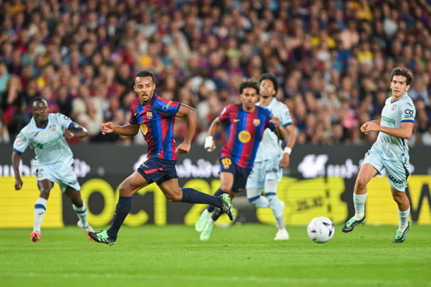 FC Barcelona, Barca v GETAFE CF SPOTIFY CAMP NOU. BARCELONA October 10,2026 FC BARCELONA vs GETAFE CF OCTOBER 10 ,2026 Jules Kounde (23) of FC Barcelona during the match between FC Barcelona and Getafe CF corresponding to the eighth day of La Liga EA Sports at at Spotify Camp Nou in Barcelona, Spain. Barcelona ESP Copyright: xS.xRosx