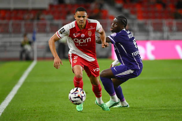 FOOTBALL : AS Monaco VS Toulouse FC - Ligue 1 McDonald s - 10 10 2026 Vanderson (ASM) - Ligue 1 McDonald s match between AS Monaoc and Toulouse Football Club on October 10, 2026 at the Louis II Stadium in Monaco. MonacoMonaco  Copyright: xWilliamxCannarellax