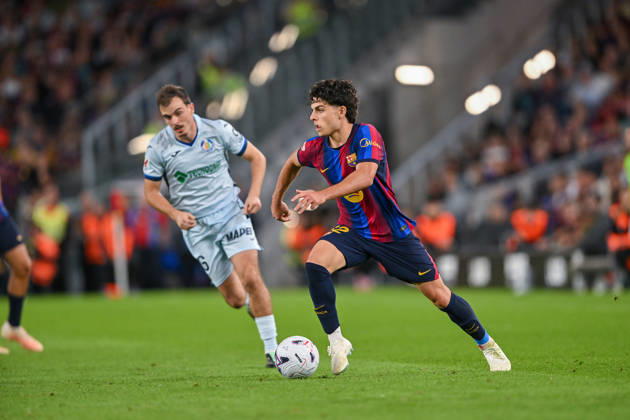 FC Barcelona, Barca v GETAFE CF SPOTIFY CAMP NOU. BARCELONA October 10,2026 FC BARCELONA vs GETAFE CF OCTOBER 10 ,2026 Xavi Espart (12) of FC Barcelona during the match between FC Barcelona and Getafe CF corresponding to the eighth day of La Liga EA Sports at at Spotify Camp Nou in Barcelona, Spain. Barcelona ESP Copyright: xS.xRosx