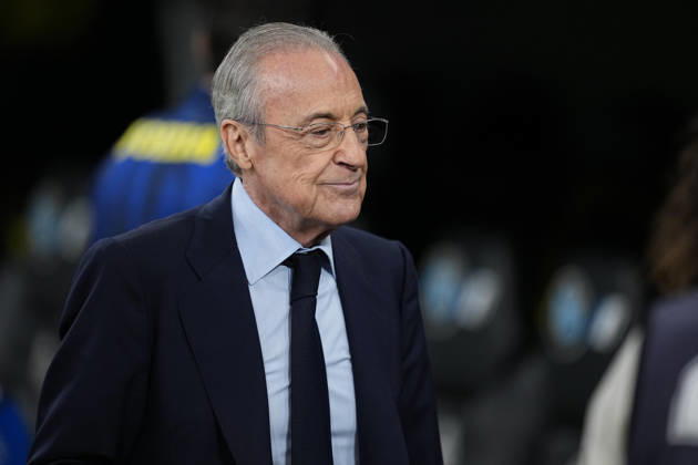 October 10, 2026, Madrid, Madrid, Spain: Florentino Perez, President of Real Madrid, during the Spanish League, LaLiga EA Sports, football match between Real Madrid and Villarreal CF at Bernabeu stadium on October 10, 2026, in Madrid, Spain. Real Madrid V Villarreal CF - LaLiga EA Sports - ZUMAa181 20261010_zaa_a181_140 Copyright: xOscarxJ.xBarrosox