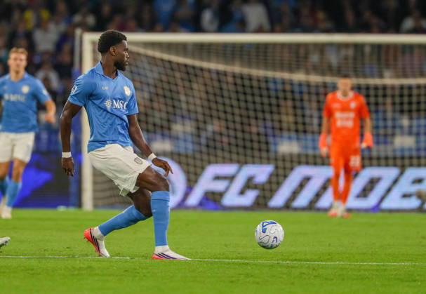 Serie A football match 2026 27 season: Napoli vs. Frosinone Benoit Badiashile of SSC Napoli during the 2026 27 Serie A match between SSC Napoli and FC Frosinone, played on October 10, 2026, at the Stadio Diego Armando Maradona in Naples NAPOLI stadio Diego Armando Maradona CAMPANIA ITALIA Copyright: xFABIOxSASSO FPAxFabioxSassox Napoli Frosinone2026_10_10Fabio Sasso6657