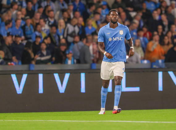 Serie A football match 2026 27 season: Napoli vs. Frosinone Benoit Badiashile of SSC Napoli during the 2026 27 Serie A match between SSC Napoli and FC Frosinone, played on October 10, 2026, at the Stadio Diego Armando Maradona in Naples NAPOLI stadio Diego Armando Maradona CAMPANIA ITALIA Copyright: xFABIOxSASSO FPAxFabioxSassox Napoli Frosinone2026_10_10Fabio Sasso6670