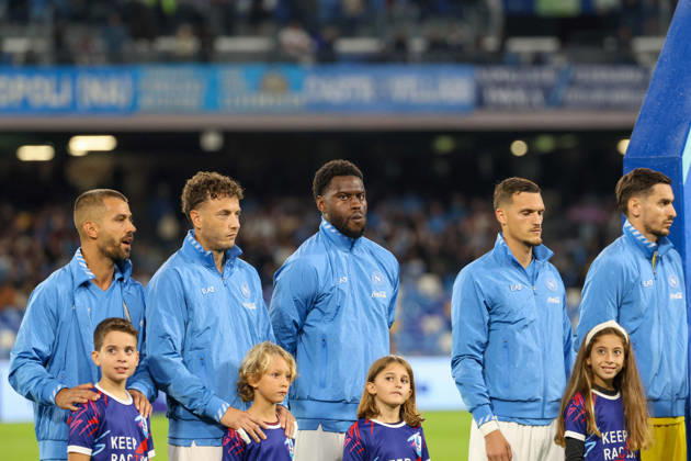 October 10, 2026, Napoli, Campania, ITALIA: Benoit Badiashile of SSC Napoli during the 2026 27 Serie A match between SSC Napoli and FC Frosinone, played on October 10, 2026, at the Stadio Diego Armando Maradona in Naples Serie A Football Match †2026 27 Season: Napoli Vs. Frosinone - ZUMAs236 20261010_aap_s236_002 Copyright: xFabioxSassox