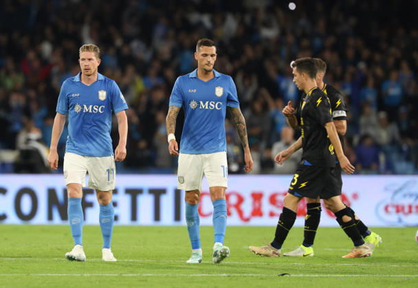 October 10, 2026, Napoli, Campania, ITALIA: Goal the Kevi De Bruyne of SSC Napoli during the 2026 27 Serie A match between SSC Napoli and FC Frosinone, played on October 10, 2026, at the Stadio Diego Armando Maradona in Naples Serie A Football Match †2026 27 Season: Napoli Vs. Frosinone - ZUMAs236 20261010_aap_s236_018 Copyright: xFabioxSassox