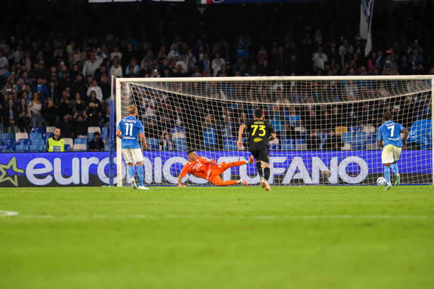 October 10, 2026, Napoli, Campania, ITALIA: Goal the Kevi De Bruyne of SSC Napoli during the 2026 27 Serie A match between SSC Napoli and FC Frosinone, played on October 10, 2026, at the Stadio Diego Armando Maradona in Naples Serie A Football Match †2026 27 Season: Napoli Vs. Frosinone - ZUMAs236 20261010_aap_s236_048 Copyright: xFabioxSassox