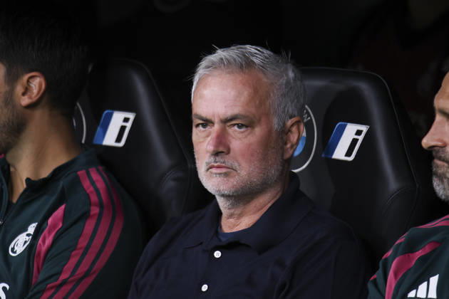 Real Madrid v Villarreal - La Liga EA Sports 2026 27 October 10, 2026, Estadio Santiago Bernabeu, Madrid, Spain: Jose Mourinho coach of Real Madrid during La Liga EA Sports match between Real Madrid and Villarreal at Estadio Santiago Bernabeu on October 10, 2026 in Madrid, Spain. Madrid Estadio Santiago Bernabeu Madrid Spain Copyright: xAlejandroxMatiasxAcostax