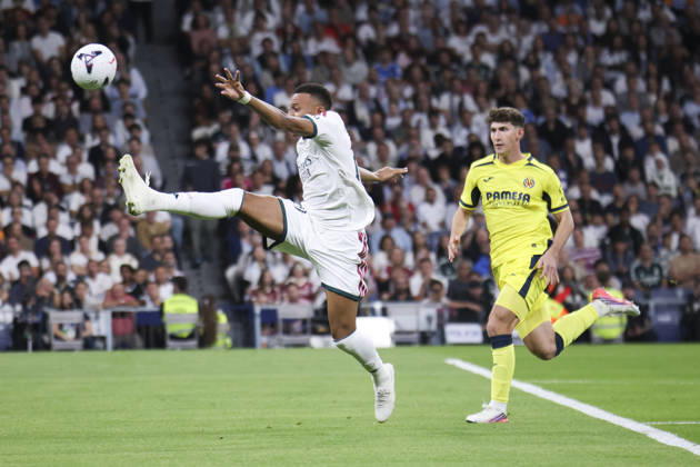 Real Madrid v Villarreal - La Liga EA Sports 2026 27 October 10, 2026, Estadio Santiago Bernabeu, Madrid, Spain: Kylian Mbappe of Real Madrid runs for the ball during La Liga EA Sports match between Real Madrid and Villarreal at Estadio Santiago Bernabeu on October 10, 2026 in Madrid, Spain. Madrid Estadio Santiago Bernabeu Madrid Spain Copyright: xAlejandroxMatiasxAcostax