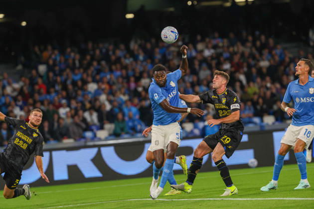 October 10, 2026, Napoli, Campania, ITALIA: Benoit Badiashile of SSC Napoli during the 2026 27 Serie A match between SSC Napoli and FC Frosinone, played on October 10, 2026, at the Stadio Diego Armando Maradona in Naples Napoli ITALIA - ZUMAs236 20261010_aap_s236_053 Copyright: xFabioxSassox