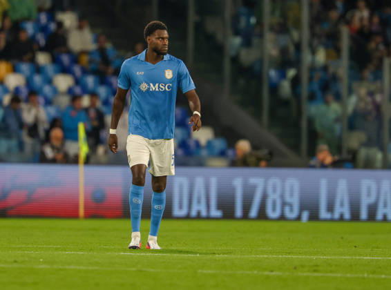October 10, 2026, Napoli, Campania, ITALIA: Benoit Badiashile of SSC Napoli during the 2026 27 Serie A match between SSC Napoli and FC Frosinone, played on October 10, 2026, at the Stadio Diego Armando Maradona in Naples Napoli ITALIA - ZUMAs236 20261010_aap_s236_055 Copyright: xFabioxSassox