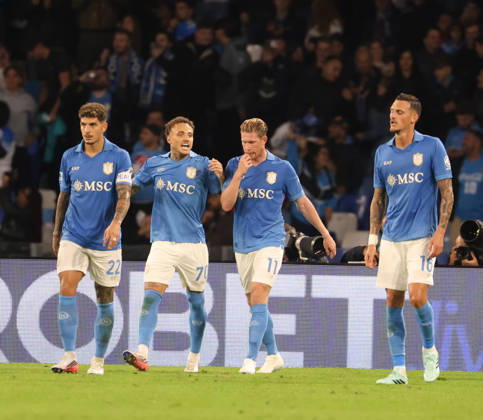 October 10, 2026, Napoli, Campania, ITALIA: Goal the Noa Lang of SSC Napoli during the 2026 27 Serie A match between SSC Napoli and FC Frosinone, played on October 10, 2026, at the Stadio Diego Armando Maradona in Naples Napoli ITALIA - ZUMAs236 20261010_aap_s236_061 Copyright: xFabioxSassox