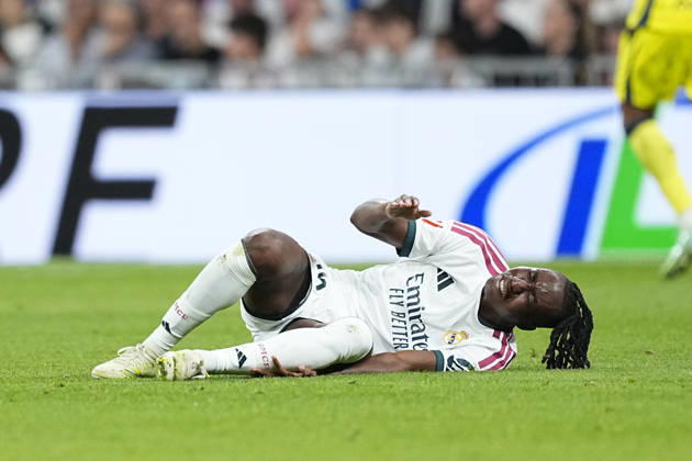 October 10, 2026, Madrid, Madrid, Spain: Yan Diomande of Real Madrid CF hurts during the Spanish League, LaLiga EA Sports, football match between Real Madrid and Villarreal CF at Bernabeu stadium on October 10, 2026, in Madrid, Spain. Real Madrid V Villarreal CF - LaLiga EA Sports  - ZUMAa181 20261010_zaa_a181_149 Copyright: xOscarxJ.xBarrosox