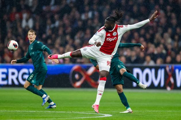 AMSTERDAM , 10-10-2026 , JohanCruyff Arena , season 2026 2027 , Dutch Eredivisie football , Match between Ajax and NEC Nijmegen , picture shows Ajax player Tolu Arokodare Ajax - NEC  x208127195x Copyright: