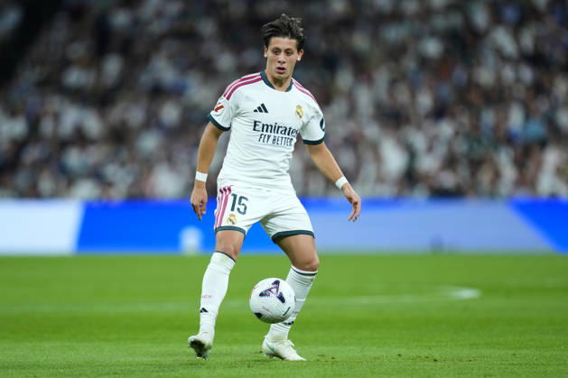ESP: Real Madrid - Villarreal CF. La Liga EA Sports. Matchday 8. Arda Guler of Real Madrid CF during the La Liga EA Sports match between Real Madrid and Villarreal CF played at Santiago Bernabeu Stadium on 10 Oct 2026 in Madrid, Spain. kpng Copyright: xCesarxCebollax xPRESSINPHOTOx PS_2627_RMA_VIL_007