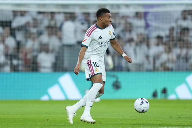 ESP: Real Madrid - Villarreal CF. La Liga EA Sports. Matchday 8. Kylian Mbappe of Real Madrid CF during the La Liga EA Sports match between Real Madrid and Villarreal CF played at Santiago Bernabeu Stadium on 10 Oct 2026 in Madrid, Spain. kpng Copyright: xCesarxCebollax xPRESSINPHOTOx PS_2627_RMA_VIL_018