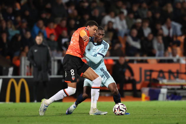 FC Lorient v Paris FC - Ligue 1 McDonald s 2026 2027 Noah CADIOU and Adama CAMARA during Ligue 1 McDonald s match between Lorient and Paris at Stade Yves Allainmat on October 10, 2026 in Lorient, France. Lorient France  Copyright: xJohnnyxFidelinx 776573317