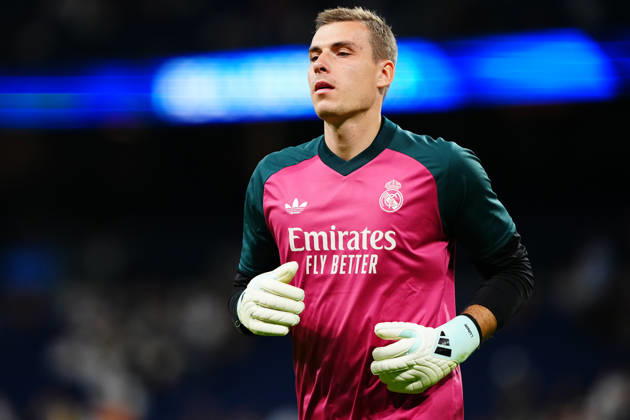 Real Madrid v Villarreal - LaLiga EA Sports 2026 27 MD8 MADRID, SPAIN - OCTOBER 10: Andriy Lunin of Real Madrid looks on before the LaLiga EA Sports match between Real Madrid CF and Villarreal CF at Santiago Bernabeu on October 10, 2026 in Madrid, Spain. Madrid Santiago Bernabeu Madrid Spain Copyright: x x2026xGokhanxTanerx xPSxImagesxGokhanxTanerx xPSxImagesx