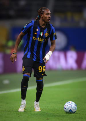 FC Internazionale v Parma Calcio 1913 - Serie A - Season 2026-2027 Milan, Italy, 10th October 2026. Djed Spence of FC Internazionale during the FC Internazionale vs Parma Calcio 1913 Serie A match at Giuseppe Meazza, Milan. Picture credit should read: Jonathan Moscrop Milan Stadio Giuseppe Meazza Italy